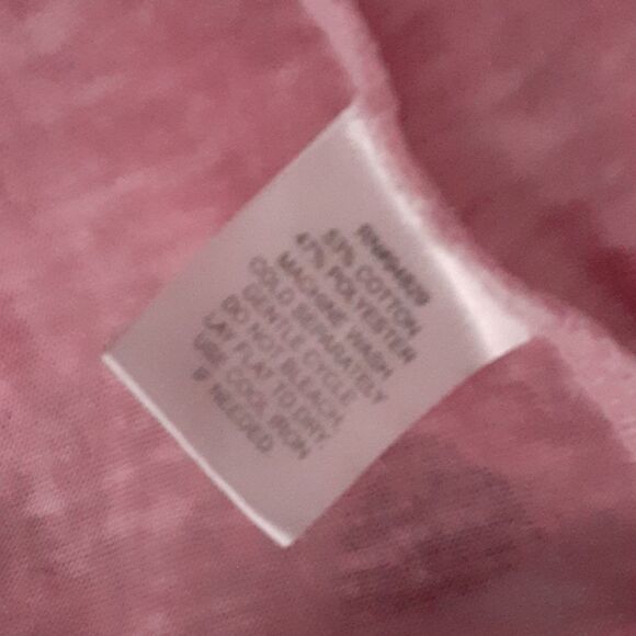 DerekโHeartโDistressedโtie-knotโTeeย โ1X - Picture 3 of 4